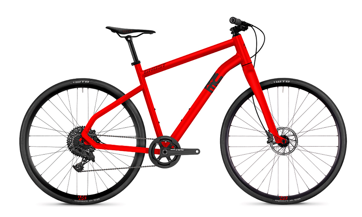 Фотография Велосипед Ghost Square Speedline 8.8 28" размер М 2021 Красно-черный